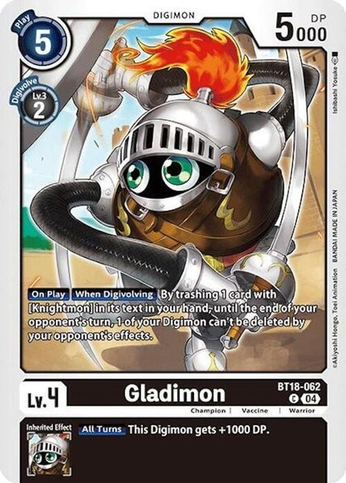 Gladimon (#BT18-062 C) (Release Special Booster 2.0) Near Mint 