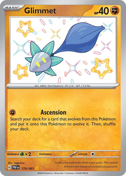 Glimmet (179/091) [Scarlet & Violet: Paldean Fates] 