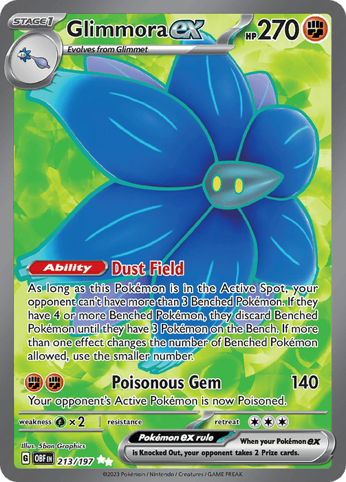 Glimmora ex (213/197) [Scarlet & Violet: Obsidian Flames] 