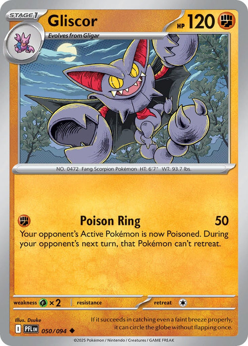 Gliscor (050/094) [Mega Evolution: Phantasmal Flames] 