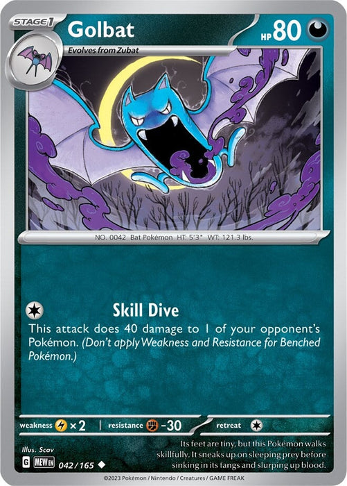 Golbat (042/165) [Scarlet & Violet: 151] 