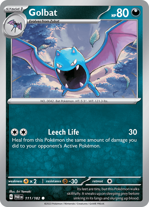 Golbat (111/182) [Scarlet & Violet: Paradox Rift] 