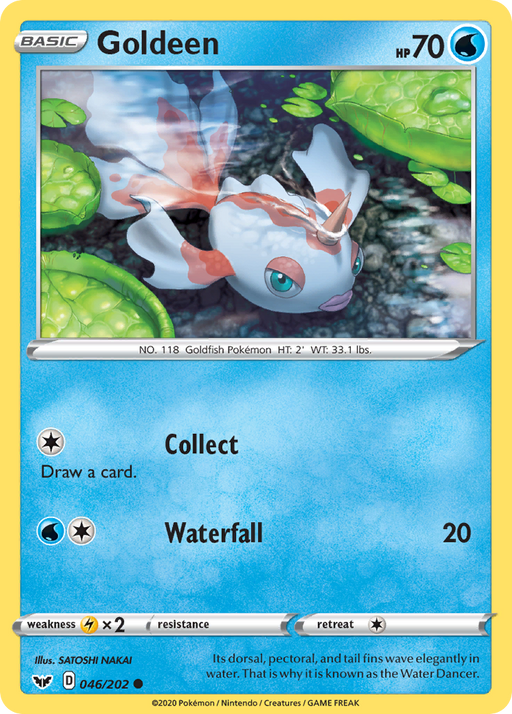 Goldeen (046) [SWSH01: Sword & Shield Base Set] 