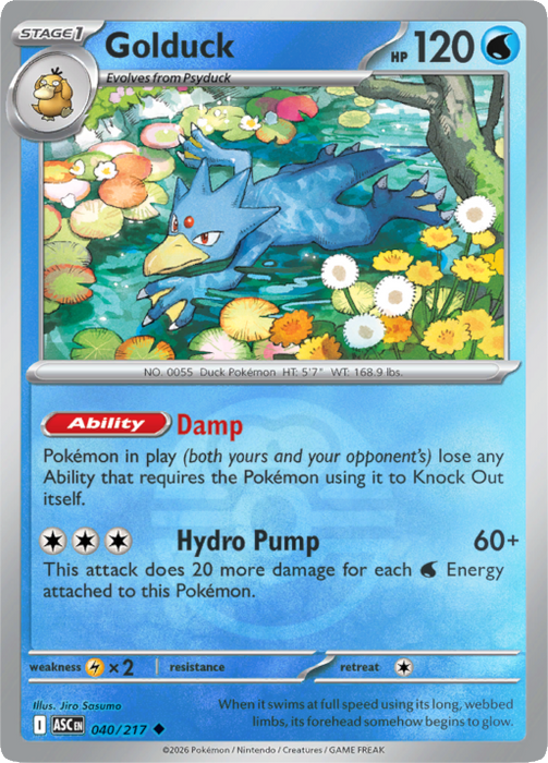 Golduck (Love Ball) (040/217) [Mega Evolution: Ascended Heroes]
