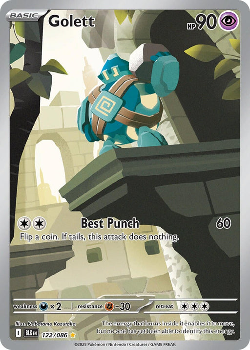 Golett (122/086) [Scarlet & Violet: Black Bolt] 