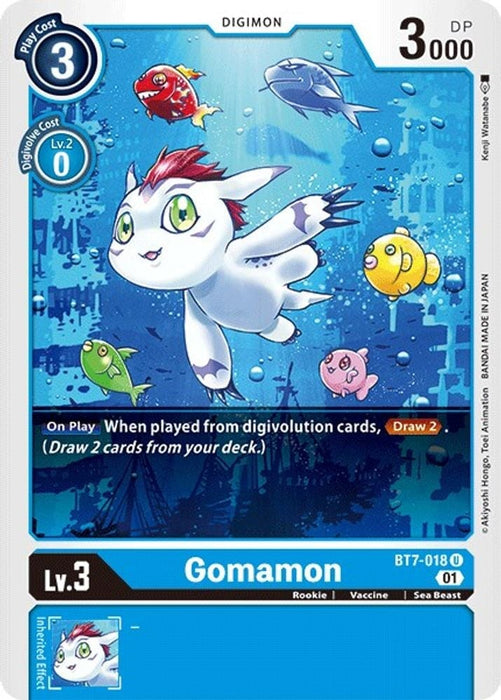 Gomamon (#BT7-018 U) (Next Adventure) Near Mint 