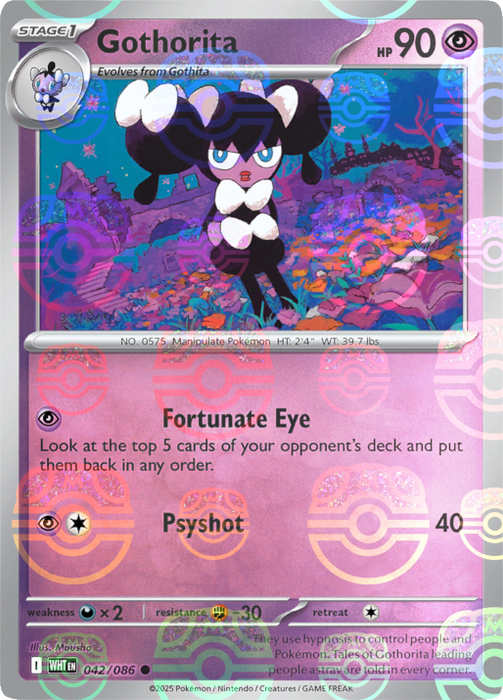Gothorita (042/086) (Master Ball Pattern) [Scarlet & Violet: White Flare] 