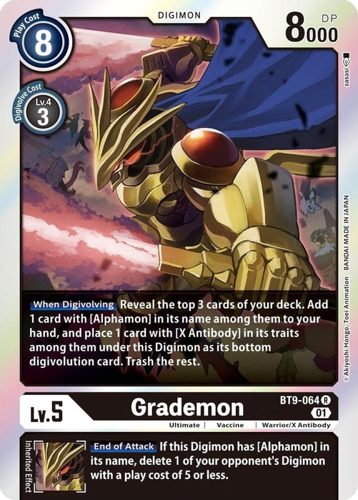 Grademon (#BT9-064 R) (X Record) Near Mint Foil 