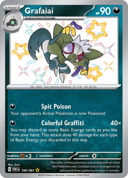 Grafaiai (190/091) [Scarlet & Violet: Paldean Fates] 