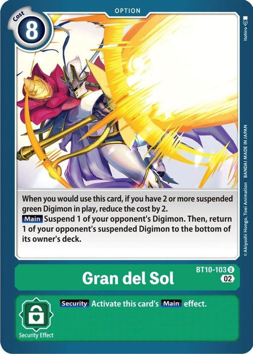 Gran del Sol (#BT10-103 U) (Xros Encounter) Near Mint 