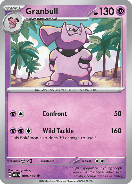 Granbull (088/197) [Scarlet & Violet: Obsidian Flames] 