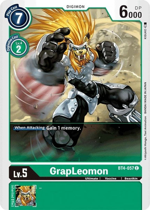 GrapLeomon (#BT4-057 C) (Great Legend) Near Mint 