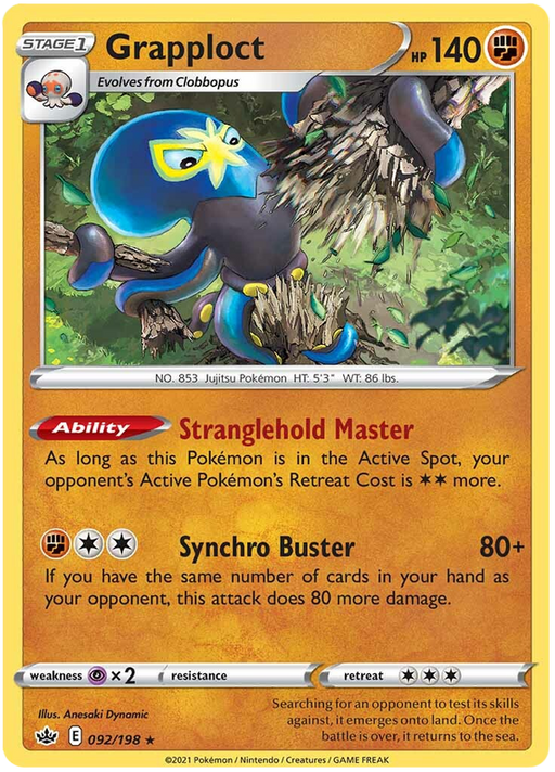 Grapploct (092/198) [Sword & Shield: Chilling Reign] 