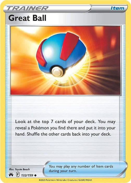 Great Ball (132/159) [Crown Zenith] 