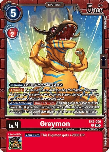 Greymon (EX9-009 U) 