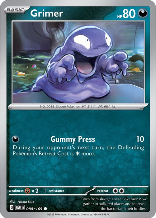 Grimer (089/165) [Scarlet & Violet: 151] 