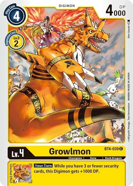 Growlmon (BT4-039 C) 