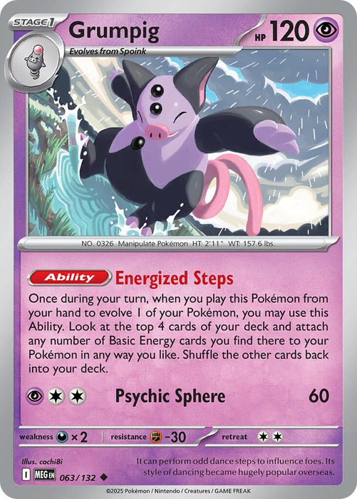 Grumpig (063/132) [Mega Evolution: Base Set] 
