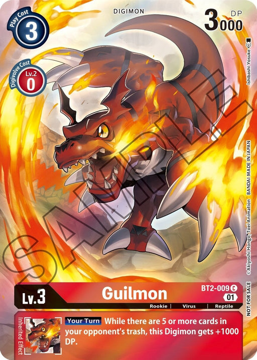 Guilmon (Tamer's Card Set 1) (BT2-009 C) 