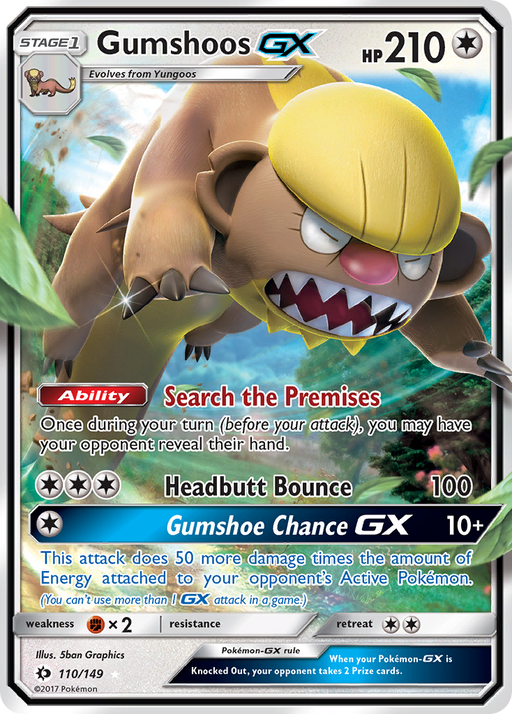 Gumshoos GX [SM Base Set] 