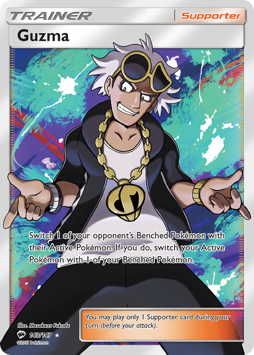 Guzma (Full Art) [SM - Burning Shadows] 