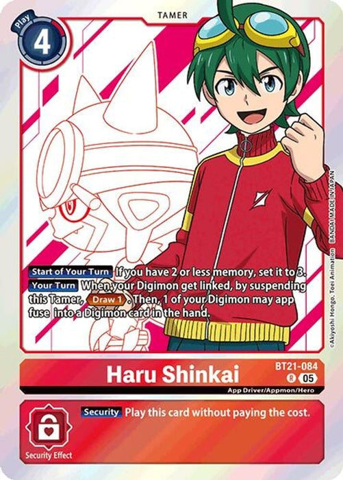 Haru Shinkai (#BT21-084 R) (World Convergence) Near Mint Foil 