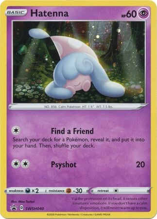 Hatenna (SWSH040) [Sword & Shield: Black Star Promos] 