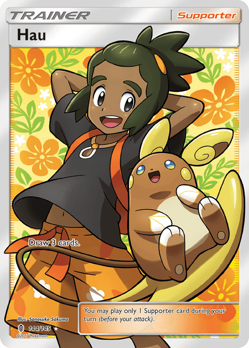 Hau (Full Art) [SM - Guardians Rising] 