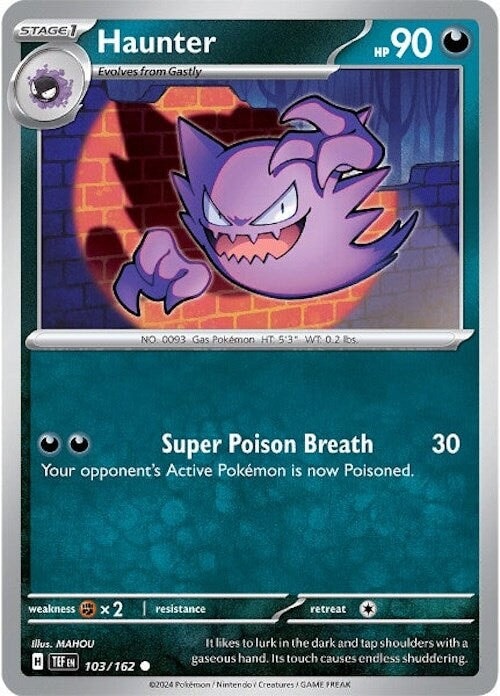 Haunter (103/162) [Scarlet & Violet: Temporal Forces] 