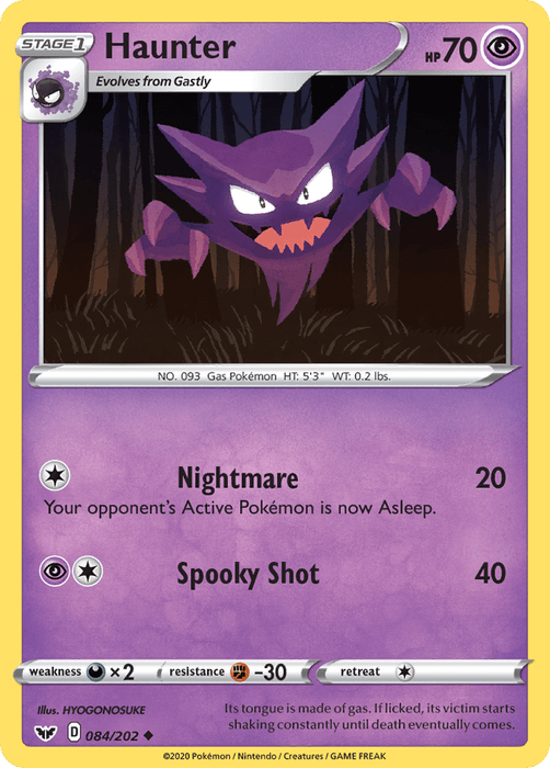 Haunter [SWSH01: Sword & Shield Base Set] 