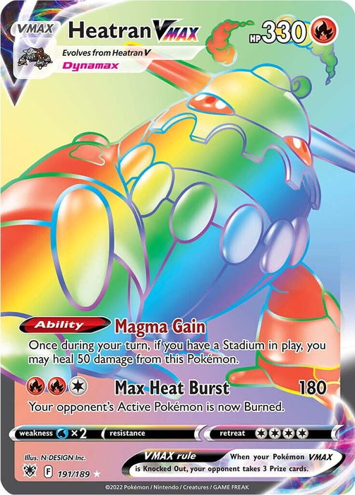 Heatran VMAX (191/189) [Sword & Shield: Astral Radiance] 
