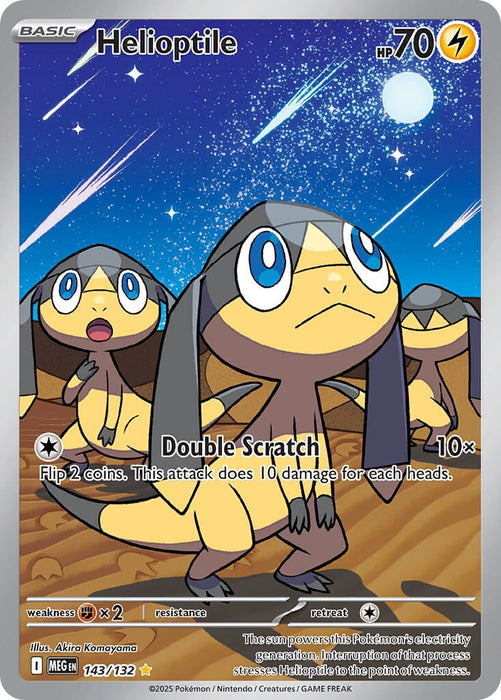 Helioptile (143/132) [Mega Evolution: Base Set] 
