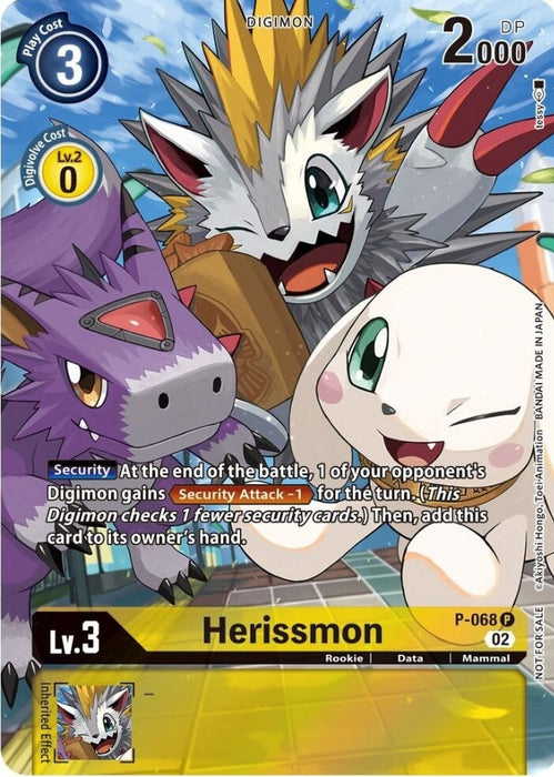 Herissmon - P-068 (Official Tournament Pack Vol.10) (P-068 P) 