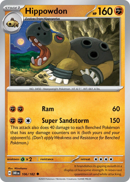 Hippowd (106/182) [Scarlet & Violet: Destined Rivals] 