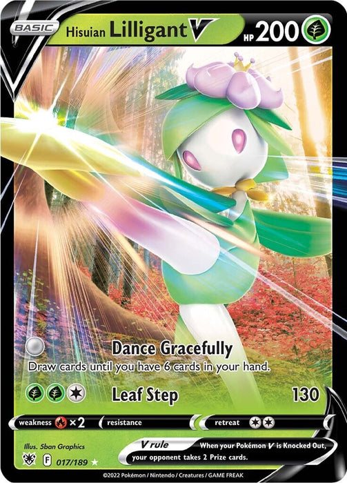 Hisuian Lilligant V (017/189) [Sword & Shield: Astral Radiance] 