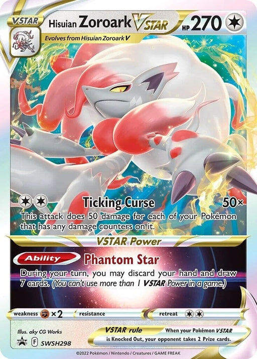 Hisuian Zoroark VSTAR (SWSH298) [Sword & Shield: Black Star Promos] 