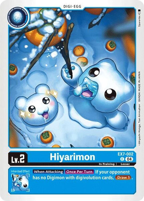 Hiyarimon (#EX7-002 C) (Digimon LIBERATOR) Near Mint 