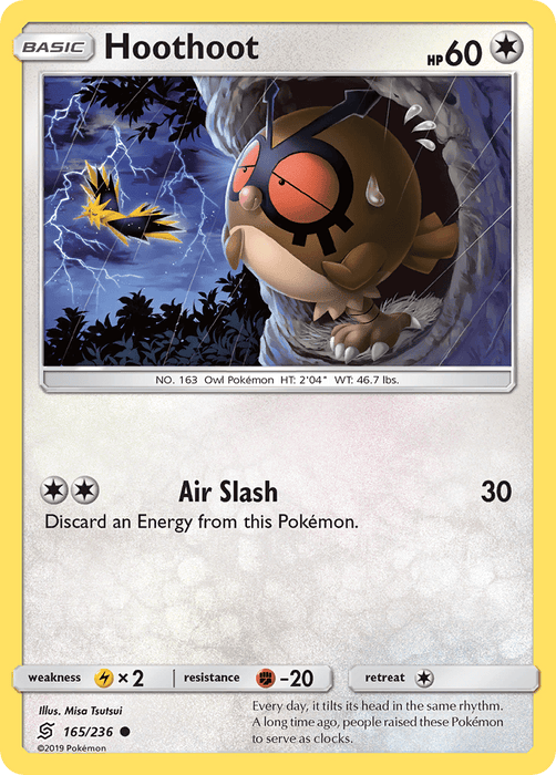 Hoothoot (165/236) [Sun & Moon: Unified Minds] 