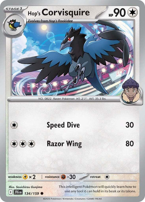 Hop's Corvisquire (134/159) [Scarlet & Violet: Journey Together] 