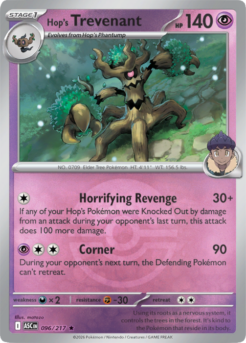 Hop's Trevenant (Poke Ball) (096/217) [Mega Evolution: Ascended Heroes]