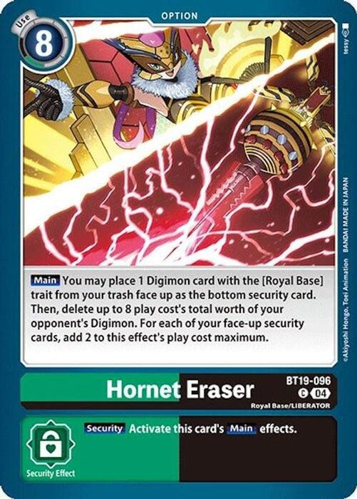 Hornet Eraser (#BT19-096 C) (Release Special Booster 2.0) Near Mint 