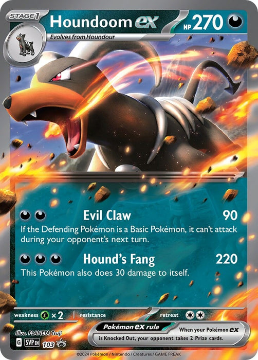 Houndoom ex (103) [Scarlet & Violet: Black Star Promos] 
