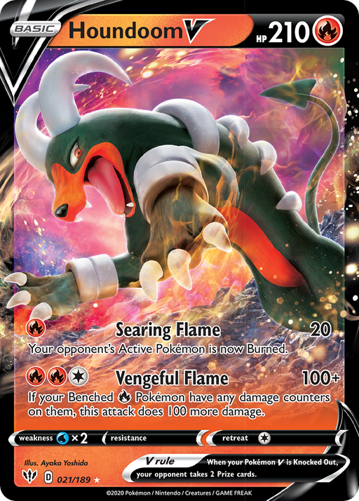 Houndoom V [SWSH03: Darkness Ablaze] 