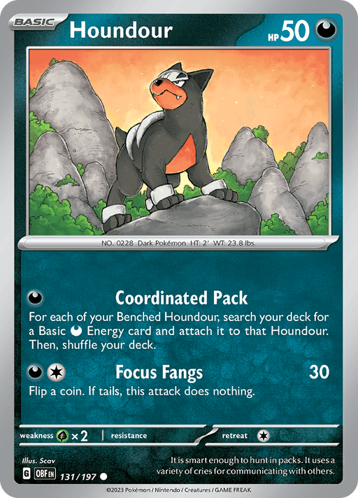 Houndour (131/197) [Scarlet & Violet: Obsidian Flames] 