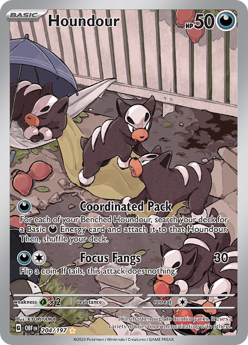 Houndour (204/197) [Scarlet & Violet: Obsidian Flames] 