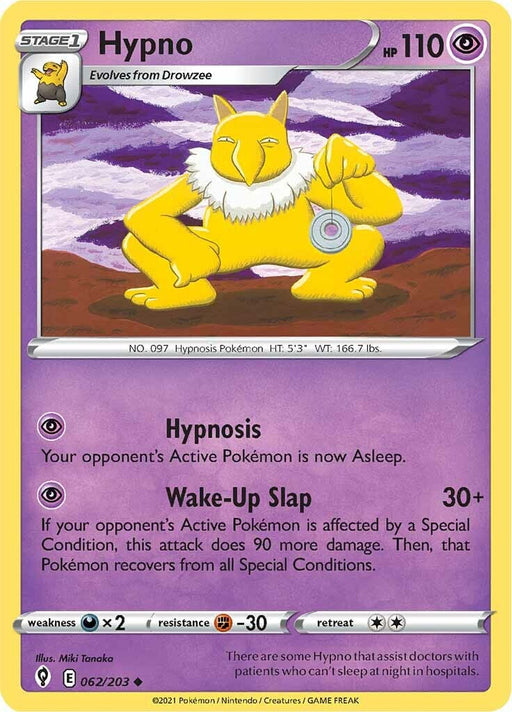 Hypno (062/203) [Sword & Shield: Evolving Skies] 