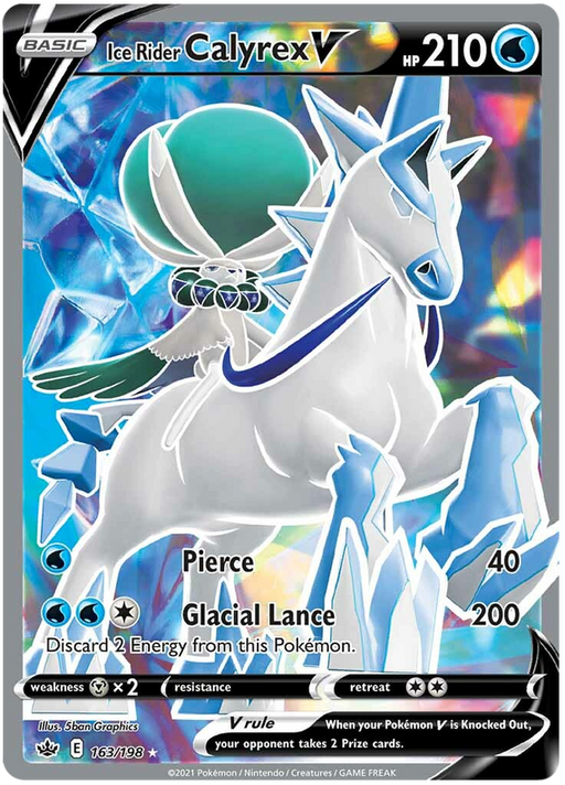 Ice Rider Calyrex V (163/198) [Sword & Shield: Chilling Reign] 