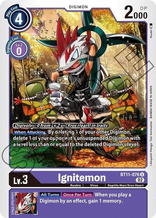 Ignitemon (#BT11-076 U) (Dimensional Phase) 