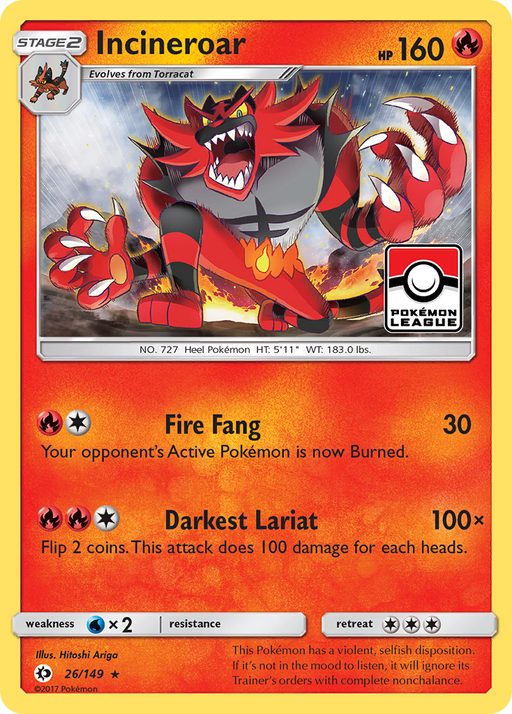 Incineroar [SM Base Set] 