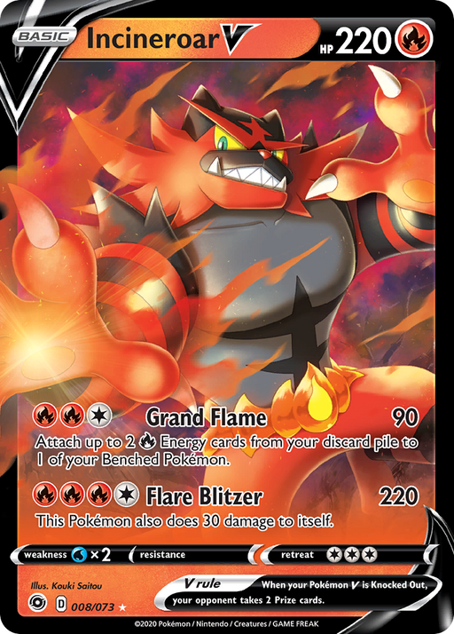 Incineroar V [Champion's Path] 